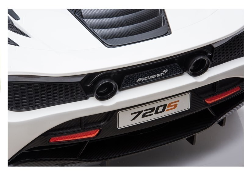 Elektriauto lastele McLaren 720S, valge цена и информация | Laste elektriautod | hansapost.ee