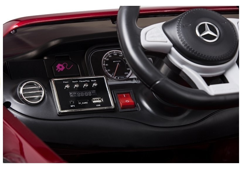 Elektriauto lastele Mercedes GLC S63, punane lakitud цена и информация | Laste elektriautod | hansapost.ee