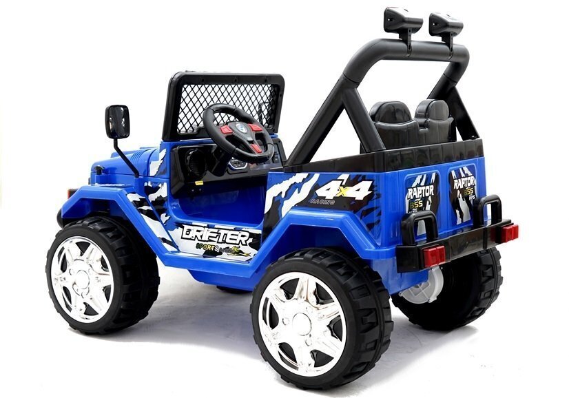 Elektriauto lastele Jeep Raptor S618, sinine цена и информация | Laste elektriautod | hansapost.ee