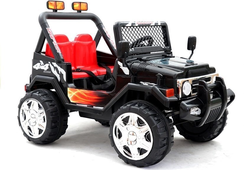 Elektriauto lastele Jeep Raptor S618, must hind ja info | Laste elektriautod | hansapost.ee