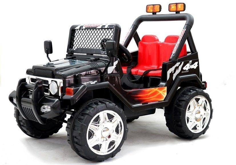 Elektriauto lastele Jeep Raptor S618, must hind ja info | Laste elektriautod | hansapost.ee