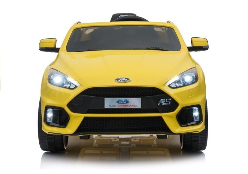 Elektriauto lastele Ford Focus RS, kollane цена и информация | Laste elektriautod | hansapost.ee