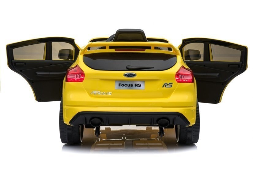 Elektriauto lastele Ford Focus RS, kollane цена и информация | Laste elektriautod | hansapost.ee