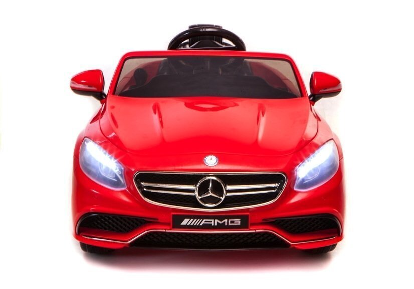 Elektriauto lastele Mercedes S63 AMG, punane цена и информация | Laste elektriautod | hansapost.ee