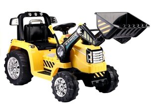 Электрический трактор-экскаватор ZP1005, желтый цена и информация | Электромобили для детей | hansapost.ee
