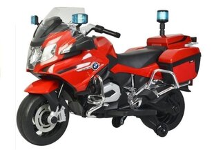 Электрический мотоцикл для детей BMW R1200 Police, красный цена и информация | Электромобили для детей | hansapost.ee