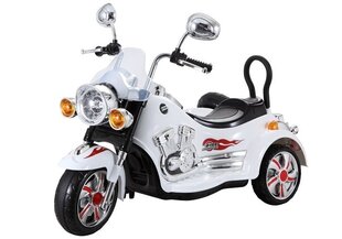 Электрический мотоцикл с колыбелью SX138, белый цена и информация | Электромобили для детей | hansapost.ee