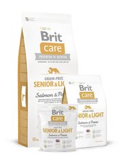 Brit Care Senior Light Salmon & Potato koeratoit 3 kg hind ja info | Koerte kuivtoit ja krõbinad | hansapost.ee
