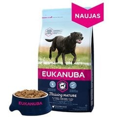 Eukanuba для крупных пород взрослых собак, старше 7 лет, сухой корм со свежей курицей 15 кг. цена и информация | Сухой корм для собак | hansapost.ee