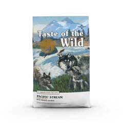 Teraviljavaba kuivtoit koertele lõhega, väikestele kutsikatele Taste of the Wild Pacific Stream Puppy, 2 kg hind ja info | Koerte kuivtoit ja krõbinad | hansapost.ee