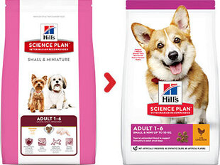 Сухой корм для собак Hill's Science Plan Adult Small & Mini с курицей, 1,5 кг цена и информация | Hill's Для собак | hansapost.ee