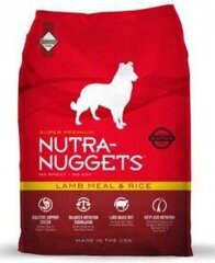 Kuivtoit koertele Nutra Nuggets Lamb & Rice, lamba- ja riisiga, 15kg hind ja info | Koerte kuivtoit ja krõbinad | hansapost.ee