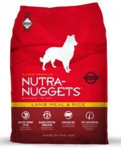 Kuivtoit koertele Nutra Nuggets Lamb & Rice, lamba- ja riisiga, 15kg цена и информация | Koerte kuivtoit ja krõbinad | hansapost.ee
