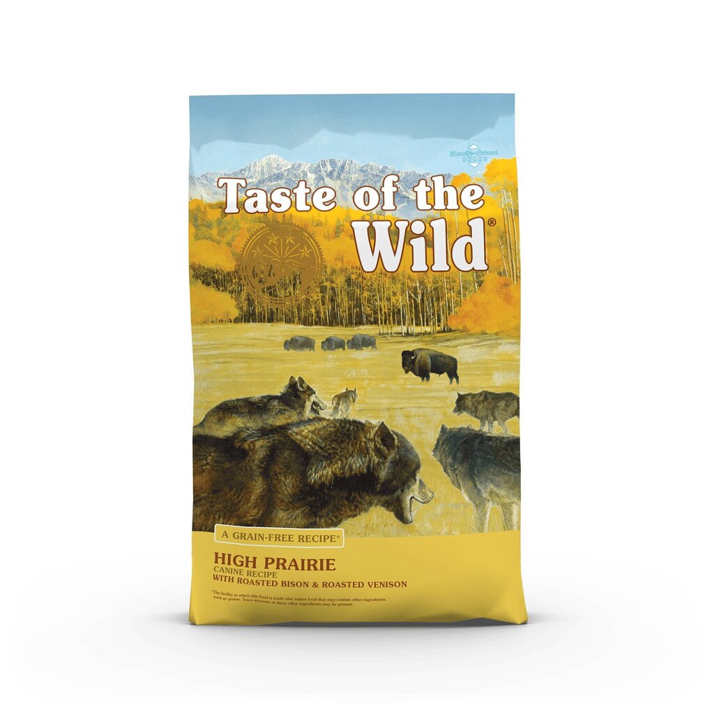 Teravaba kuivtoit koertele Taste of the Wild High Prairie piisoni- ja hirvelihaga, 12.2 kg hind ja info | Koerte kuivtoit ja krõbinad | hansapost.ee