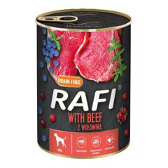Консервы с говядиной Rafi, 400 г цена и информация | Консервы для собак | hansapost.ee