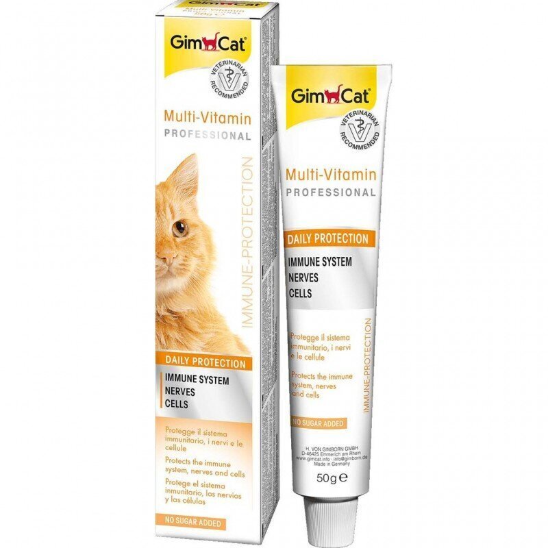 GimCat Multivitamin Paste Professional 100g цена и информация | Kasside maiused | hansapost.ee