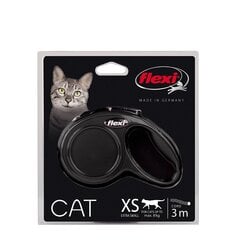 Поводок для котов Flexi New Classic XS, 3 м цена и информация | Поводки, ошейники и подтяжки для кошек | hansapost.ee