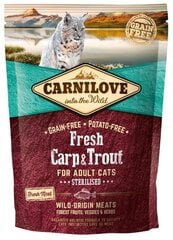Kuivtoit kassidele Carni Love Fresh Carp&Trout Sterilised, 2 kg hind ja info | Kassi kuivtoit ja kassikrõbinad | hansapost.ee