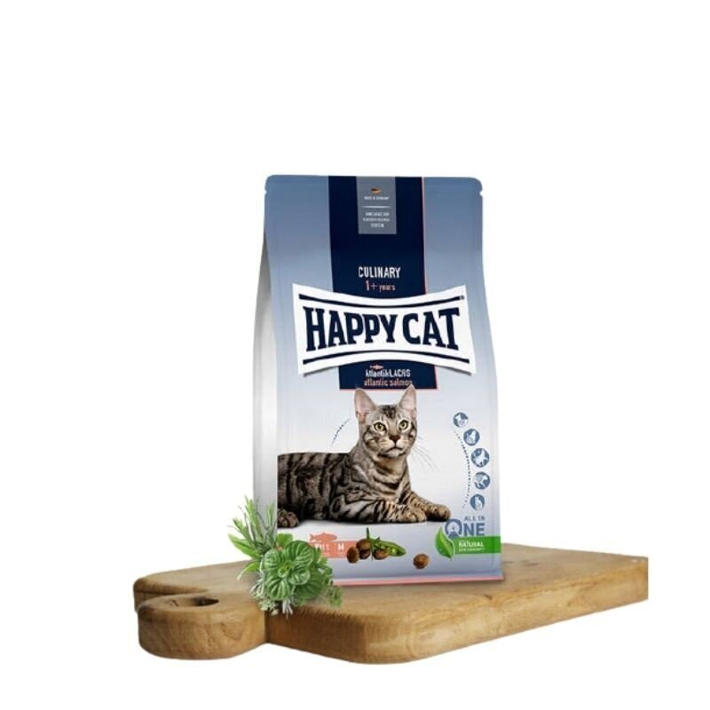 Happy Cat toit täiskasvanud kassidele lõhega Culinary AtlantikLachs, 4 kg hind ja info | Kassi kuivtoit ja kassikrõbinad | hansapost.ee