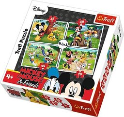 Pusle Trefl 35 + 45 + 54 + 70 "Mickey Hiir" hind ja info | Pusled lastele ja täiskasvanutele | hansapost.ee