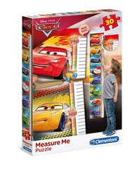 Pusle-kõrgusmõõtja Lightning McQueen (Cars) Clementoni, 30 tk. hind ja info | Pusled lastele ja täiskasvanutele | hansapost.ee