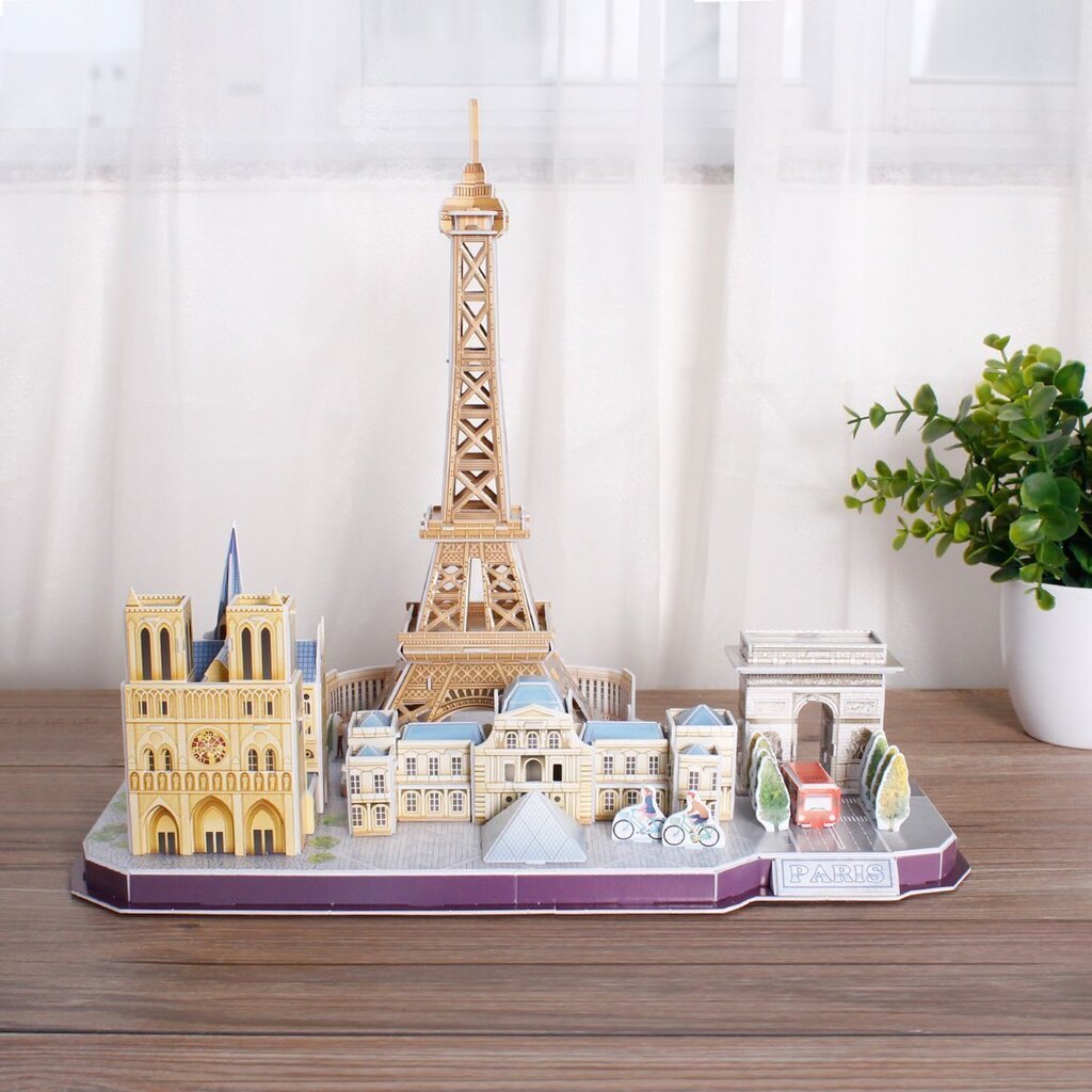 3D pusle Cubic Fun "Paris", 114-osaline цена и информация | Pusled lastele ja täiskasvanutele | hansapost.ee