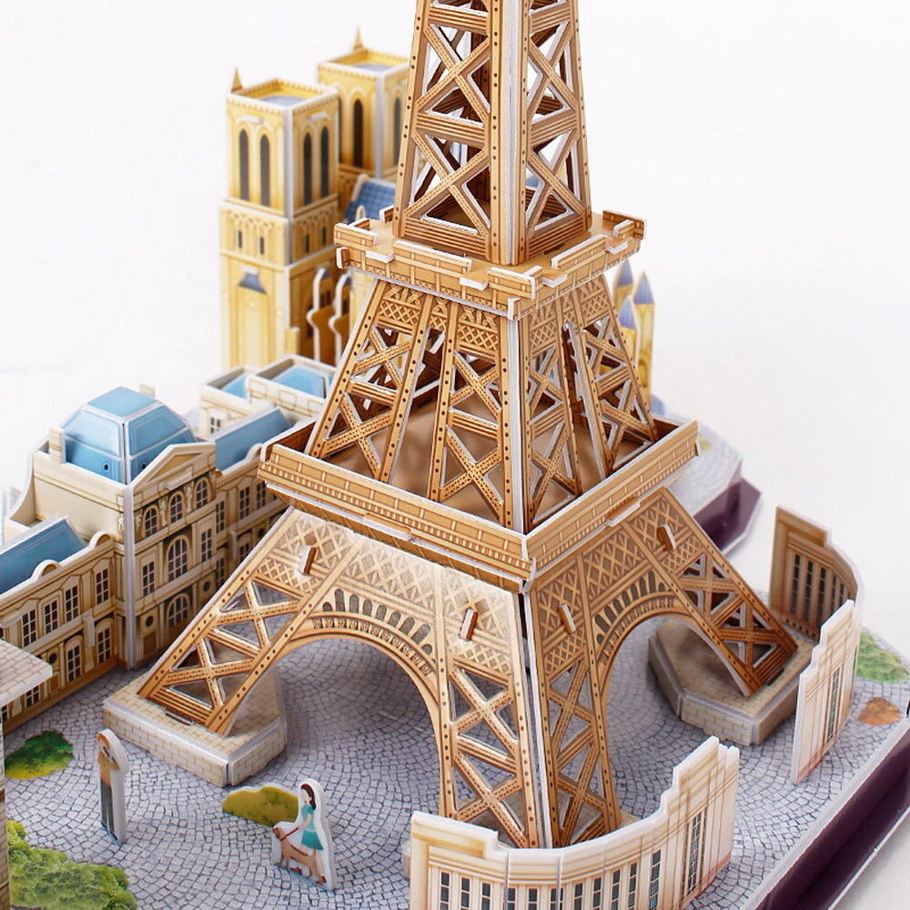 3D pusle Cubic Fun "Paris", 114-osaline hind ja info | Pusled lastele ja täiskasvanutele | hansapost.ee