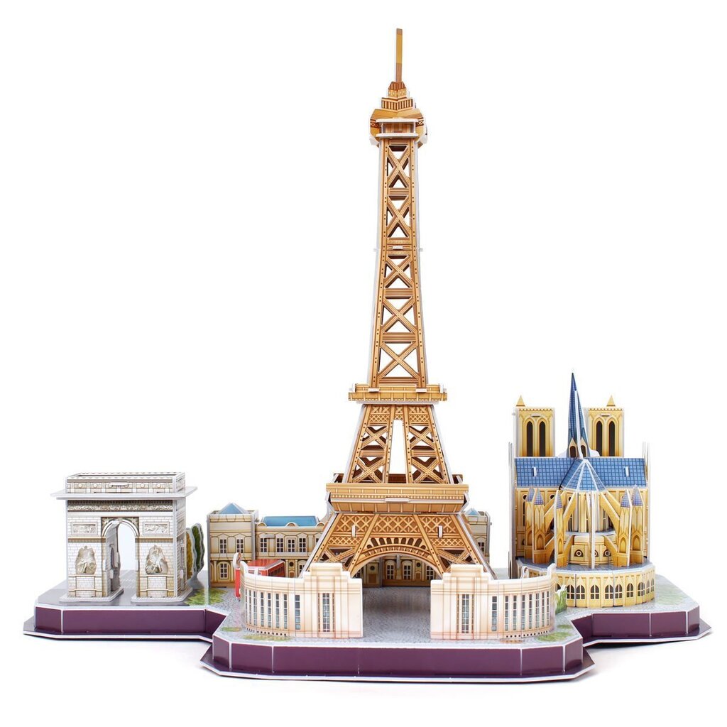 3D pusle Cubic Fun "Paris", 114-osaline цена и информация | Pusled lastele ja täiskasvanutele | hansapost.ee