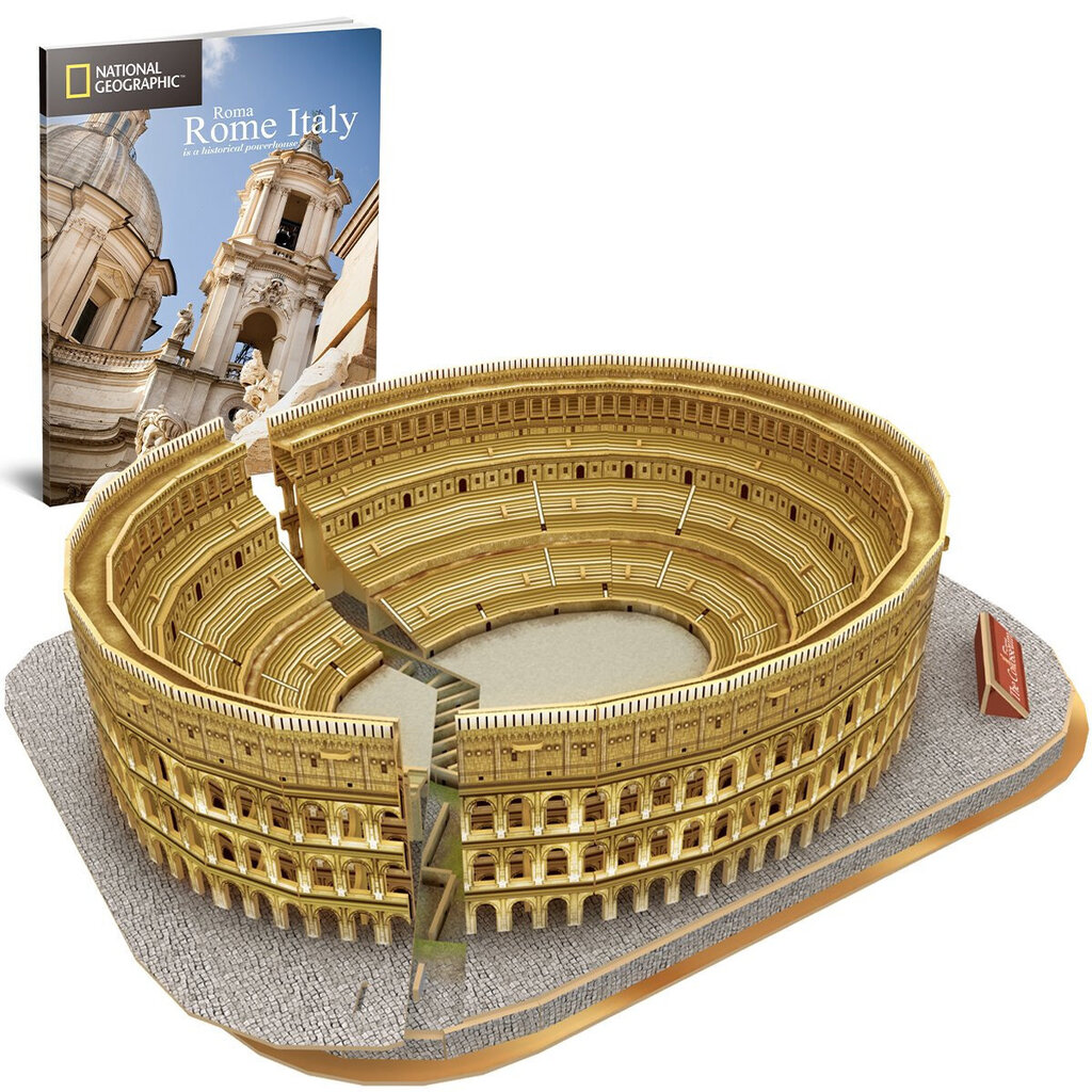 3D pusle Colosseum CubicFun National Geographic, 131 osa цена и информация | Pusled lastele ja täiskasvanutele | hansapost.ee