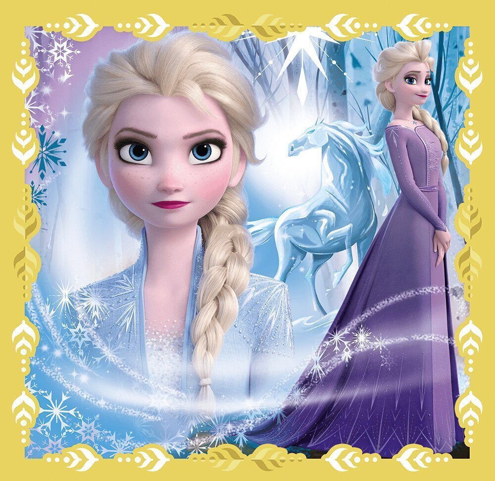 Puslede komplekt Frozen 2 Trefl 3 in 1 цена и информация | Pusled lastele ja täiskasvanutele | hansapost.ee