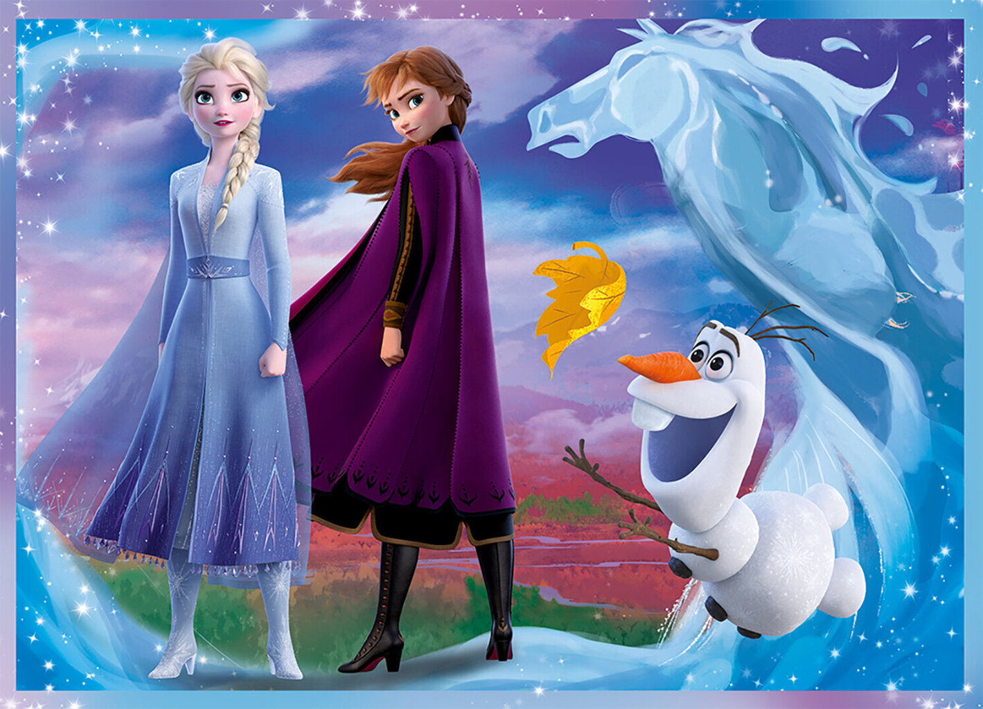 TREFL pusle Lumekuninganna ja igavene talv 2 (Frozen 2) 4in1 цена и информация | Pusled lastele ja täiskasvanutele | hansapost.ee