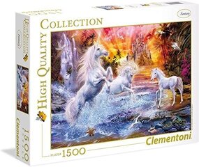 Pusle Clementoni High Quality Wild Unicorns 1500 tk. цена и информация | Пазлы | hansapost.ee