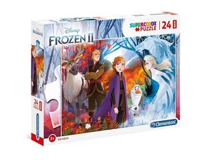 Pusle Clementoni Maxi Frozen2 24 osa hind ja info | Pusled lastele ja täiskasvanutele | hansapost.ee
