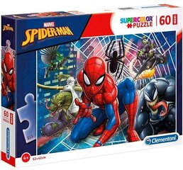 Pusle Clementoni Maxi Super Color Spiderman 60 osa hind ja info | Pusled lastele ja täiskasvanutele | hansapost.ee