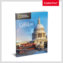 3D pusle CubicFun National Geographic London Püha Pauluse katedraal, 107 tk. hind ja info | CubicFun Koolitarvikud | hansapost.ee