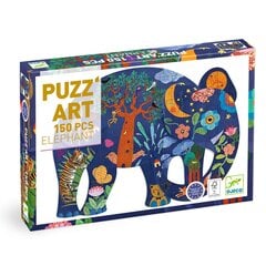 Pusle Djeco Elevant, DJ07652, 150-osaline price and information | Puzzles for children and adults | hansapost.ee