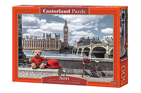 Pusle Puzzle Castorland Little Journey to London, 500 osa. цена и информация | Pusled lastele ja täiskasvanutele | hansapost.ee