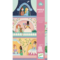 Pusle Djeco Printsessi torn, DJ07130, 36-osaline hind ja info | Pusled lastele ja täiskasvanutele | hansapost.ee