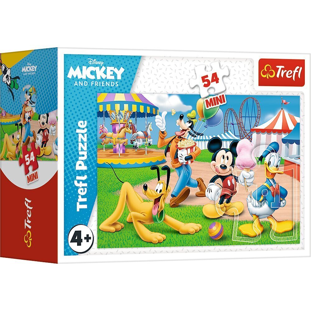 Mini pusle "Hiir Miki" Trefl, 54 d. hind ja info | Pusled lastele ja täiskasvanutele | hansapost.ee