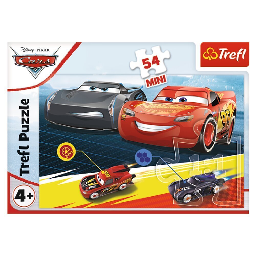 Mini pusle Trefl Cars, 54 d. price and information | Pusled lastele ja täiskasvanutele | hansapost.ee