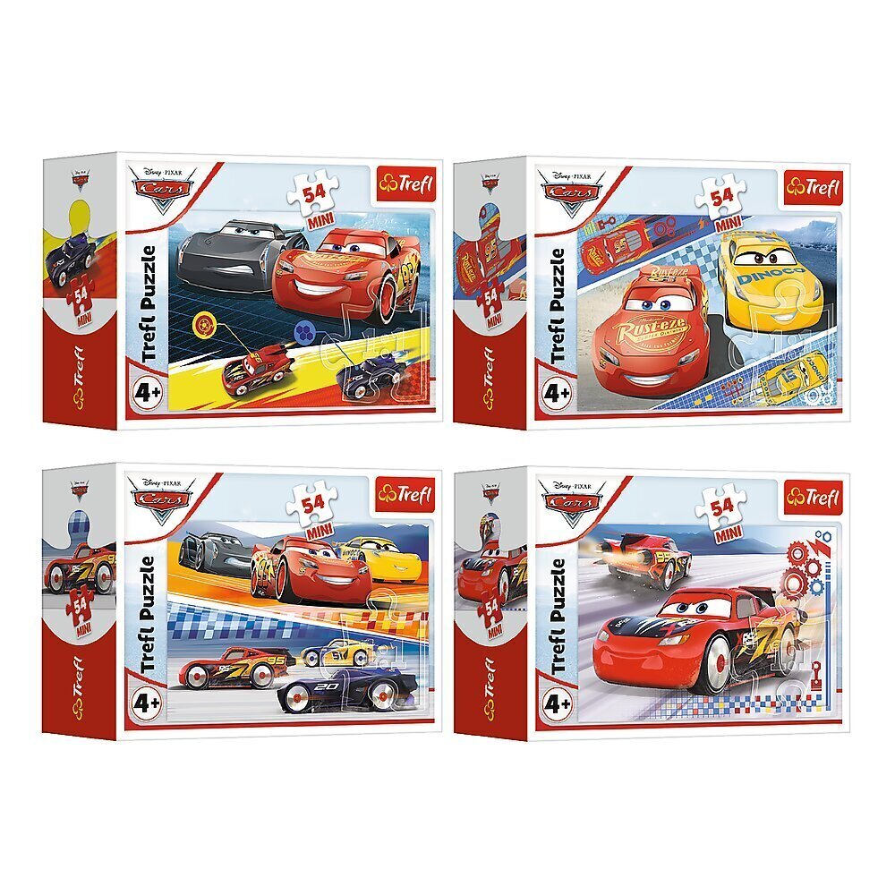 Mini pusle Trefl Cars, 54 d. price and information | Pusled lastele ja täiskasvanutele | hansapost.ee