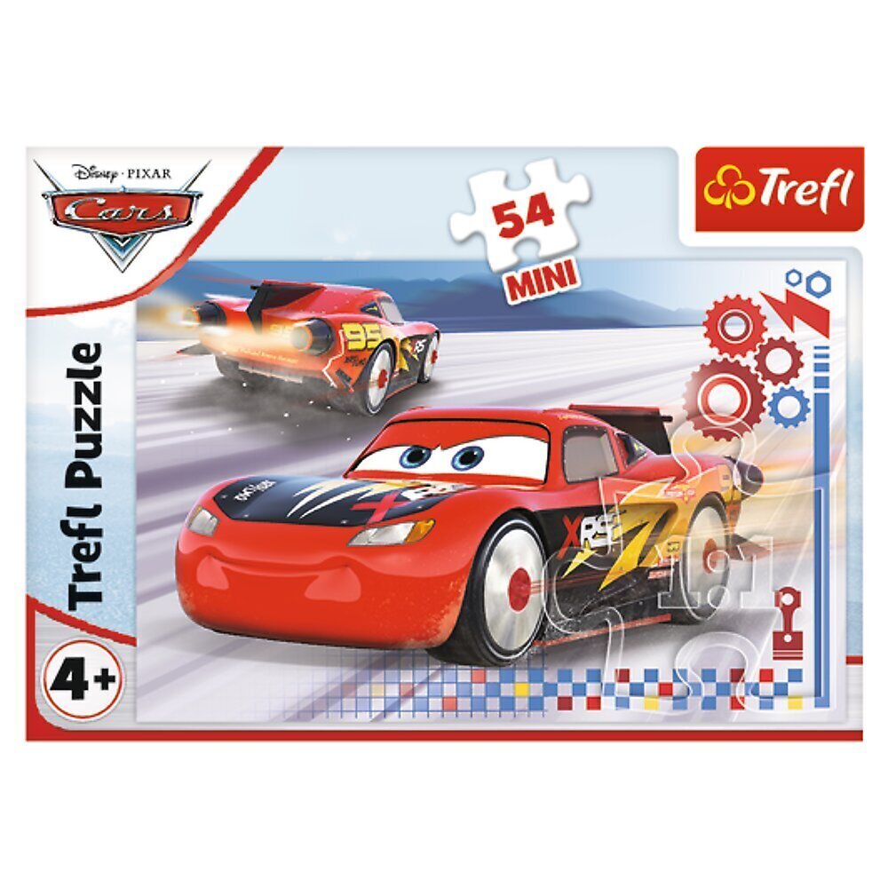 Mini pusle Trefl Cars, 54 d. цена и информация | Pusled lastele ja täiskasvanutele | hansapost.ee