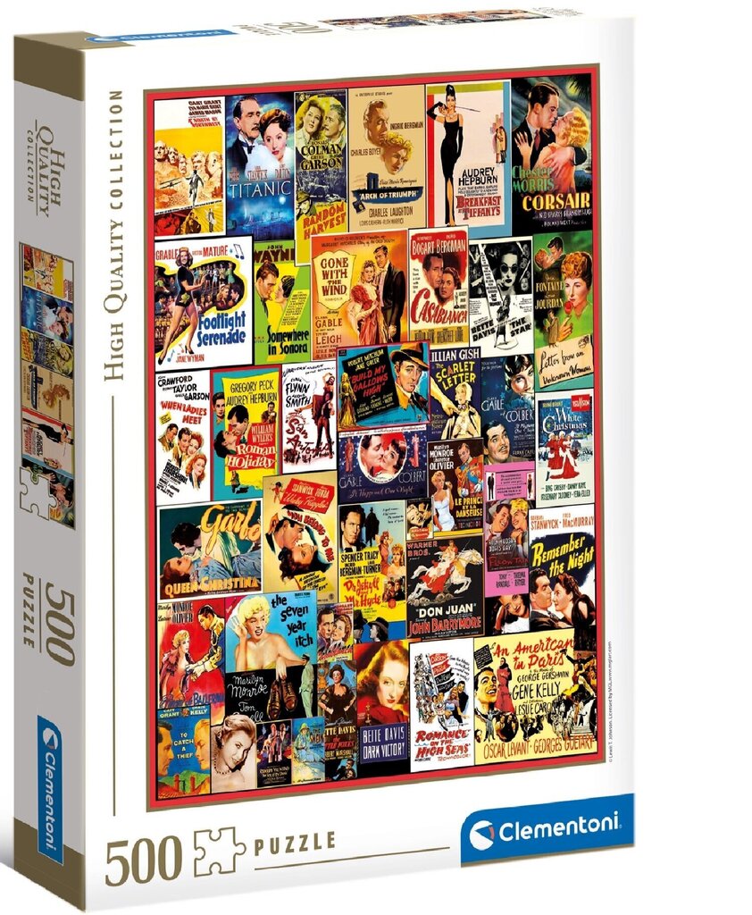 Pusle Clementoni High Quality Collection Classic Romance (Klassikaline romantika), 35097, 500 tk, 8+ a цена и информация | Pusled lastele ja täiskasvanutele | hansapost.ee
