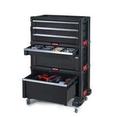 Ящик для инструментов с 6 ящиками на колесах Drawers Tool Chest Set цена и информация | Ящики для инструментов, держатели | hansapost.ee