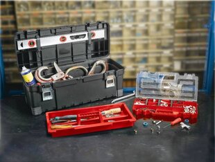 Ящик для инструментов с органайзером Hawk Tool Box 26 цена и информация | Ящики для инструментов, держатели | hansapost.ee