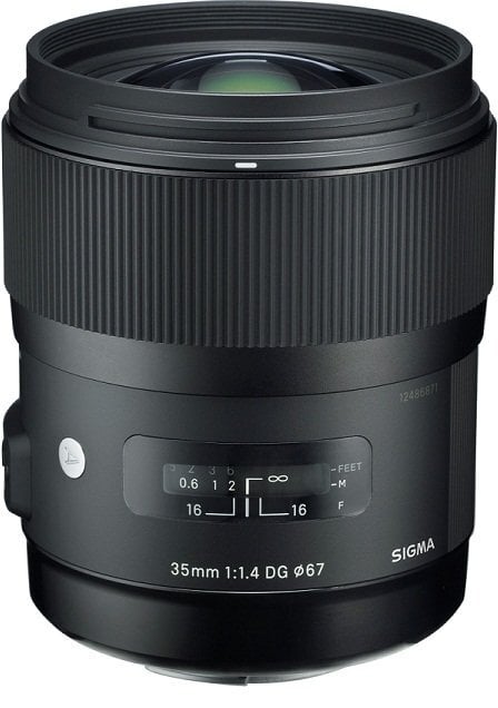 Sigma 35mm f/1.4 DG HSM Art objektiiv Canonile hind ja info | Fotoaparaatide objektiivid | hansapost.ee