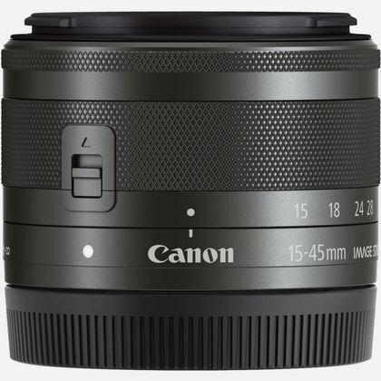 Canon EF-M 15-45mm IS STM (valge karp) цена и информация | Fotoaparaatide objektiivid | hansapost.ee