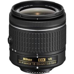 Nikon AF-P DX Nikkor 18-55mm f/3.5-5.6G VR цена и информация | Объективы | hansapost.ee