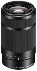 Objektiiv Sony SEL-55210/B - E 55-210mm F4.5-6.3 OSS hind ja info | Fotoaparaatide objektiivid | hansapost.ee