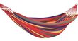 Kahekohaline võrkkiik nööride ja raamiga, 80x200 cm, punane цена и информация | Võrkkiiged | hansapost.ee